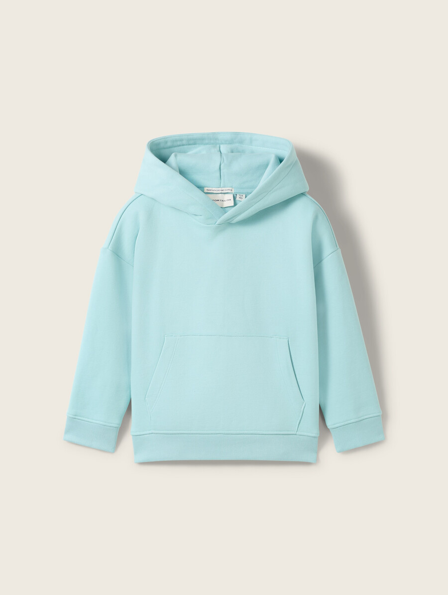 oversize-hoodie aus bio-baumwolle