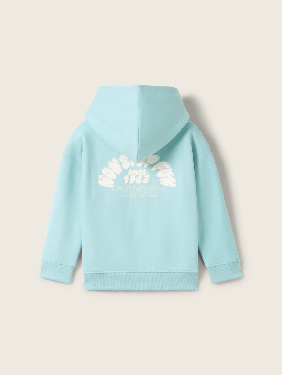 oversize-hoodie aus bio-baumwolle
