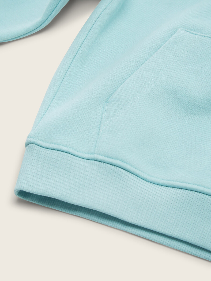 oversize-hoodie aus bio-baumwolle