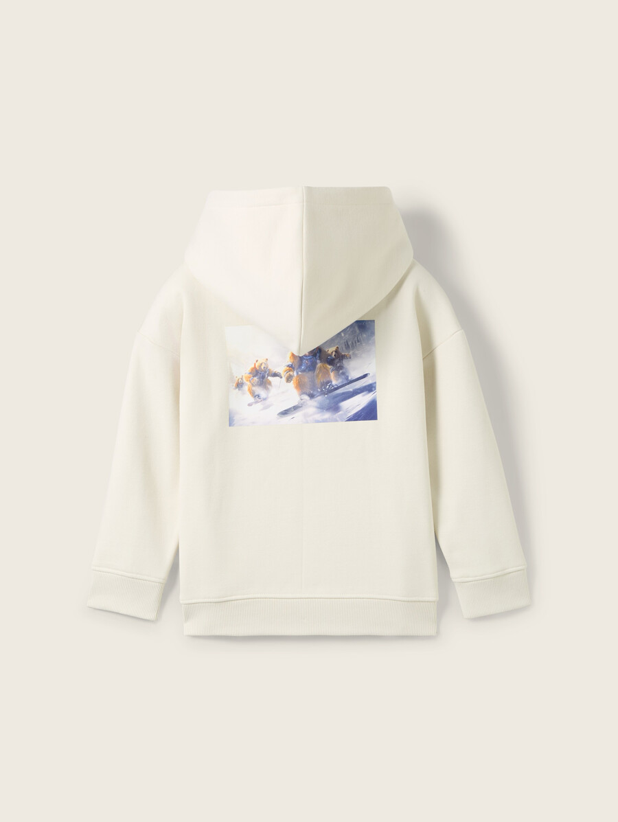 oversize-hoodie aus bio-baumwolle