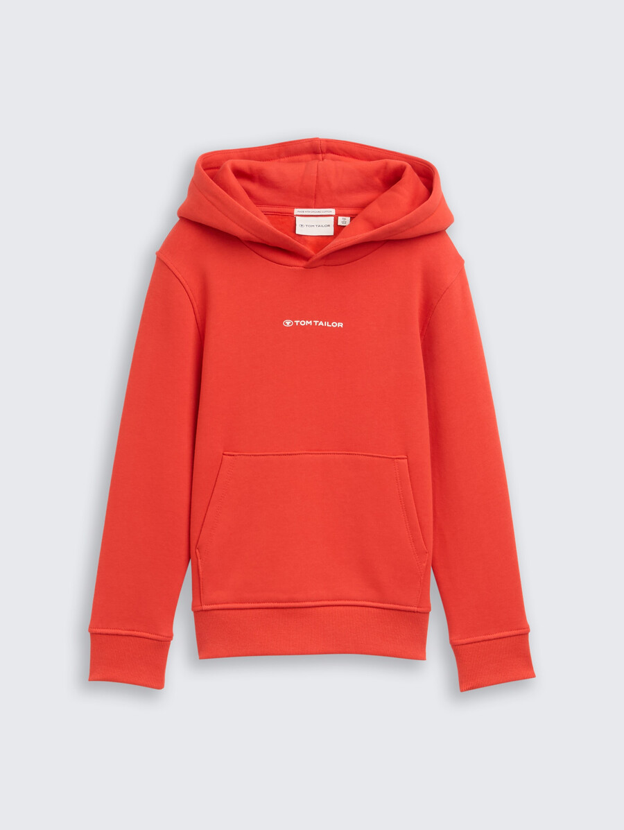 kapuzenpullover mit logodruck