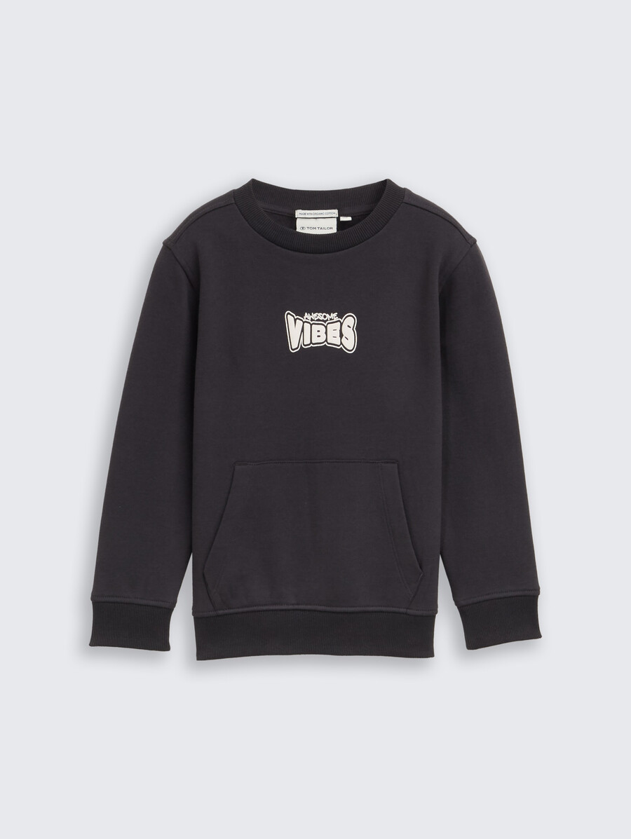 sweatshirt mit motivdruck