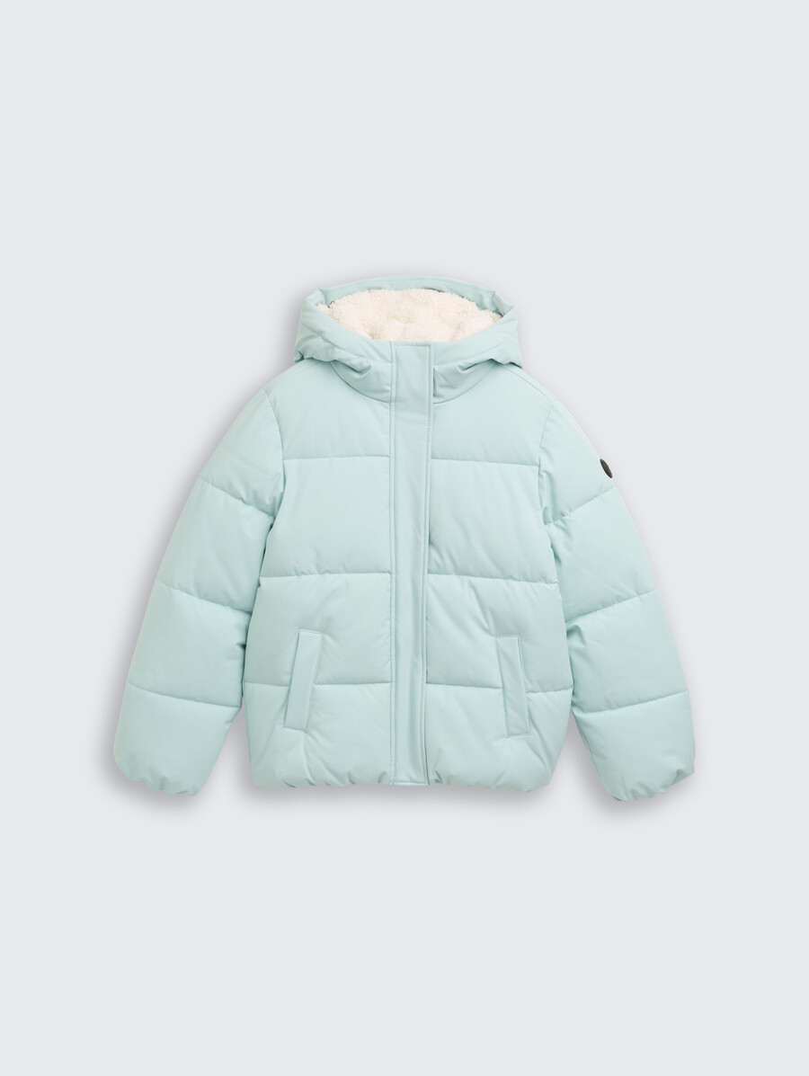 steppjacke mit kapuze