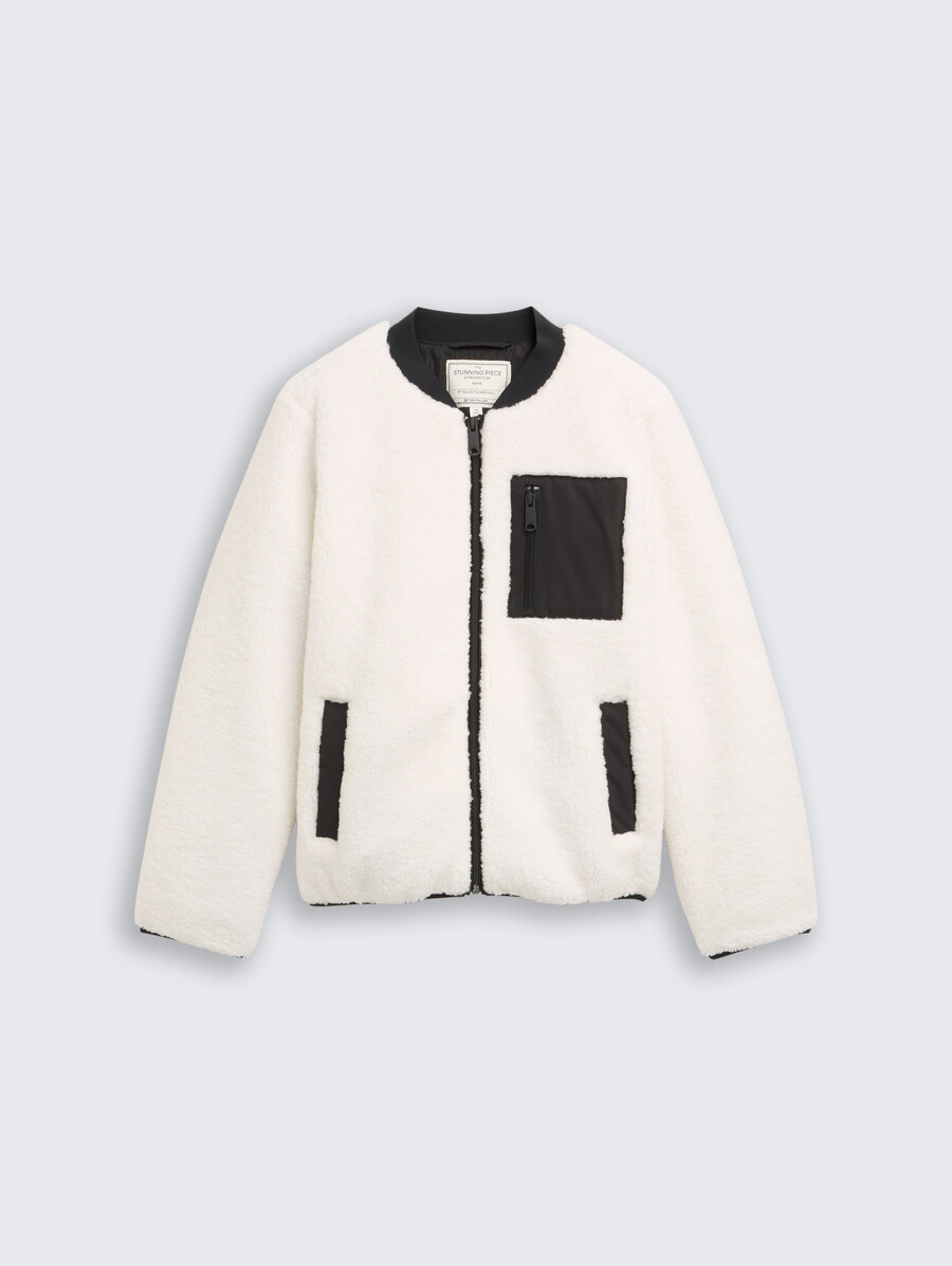 teddy-bomberjacke