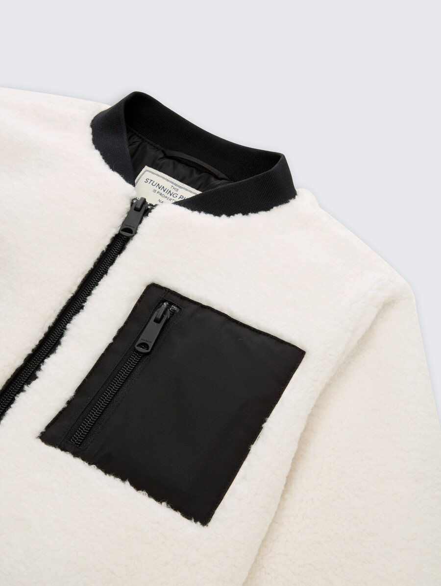 teddy-bomberjacke