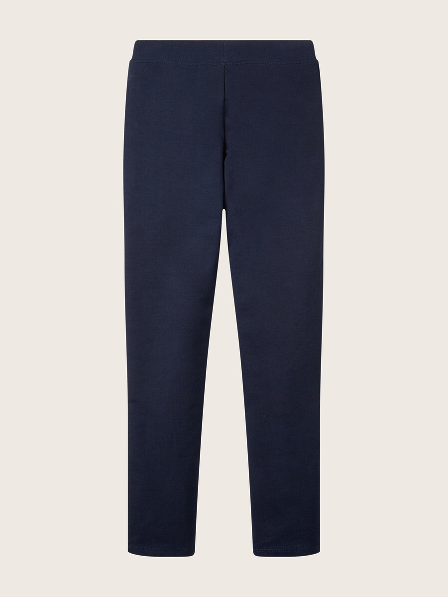 einfarbige leggings