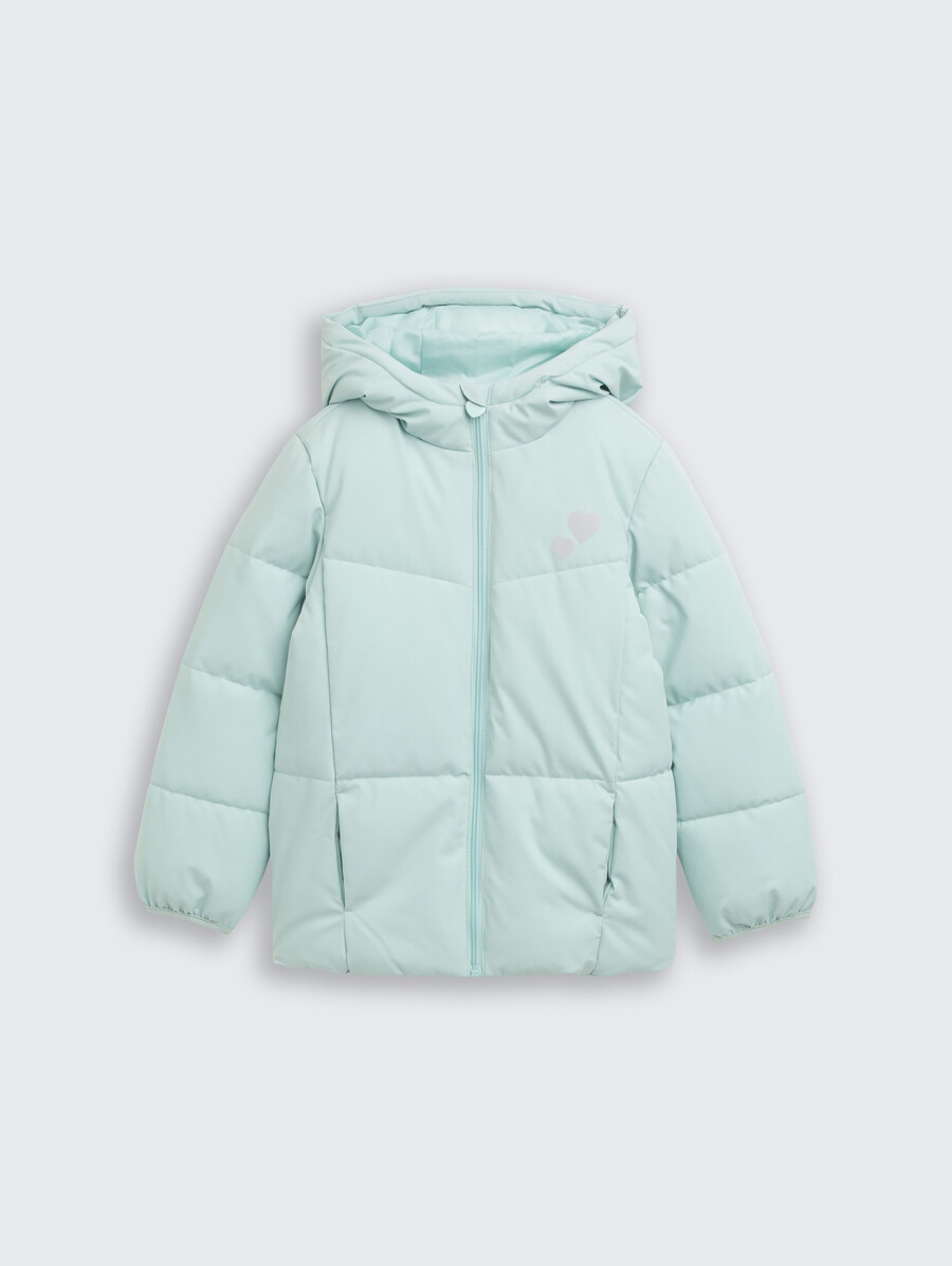 steppjacke mit kapuze