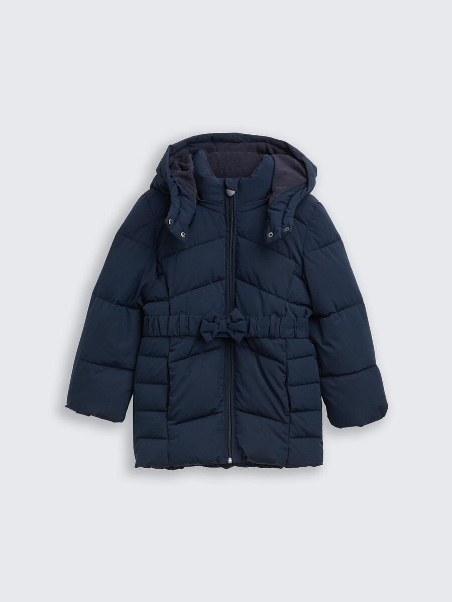 steppjacke mit gürtel