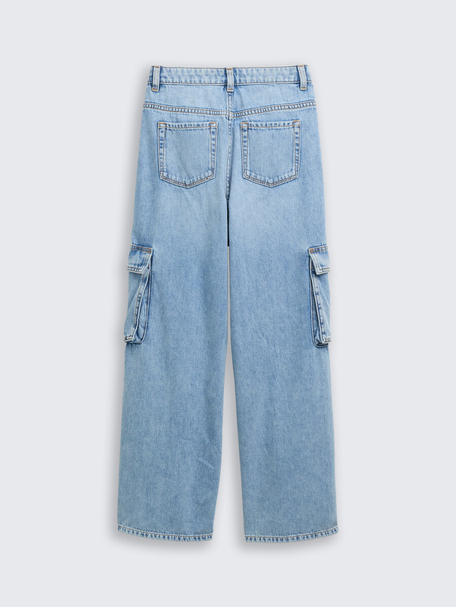 weit geschnittene cargo-jeans