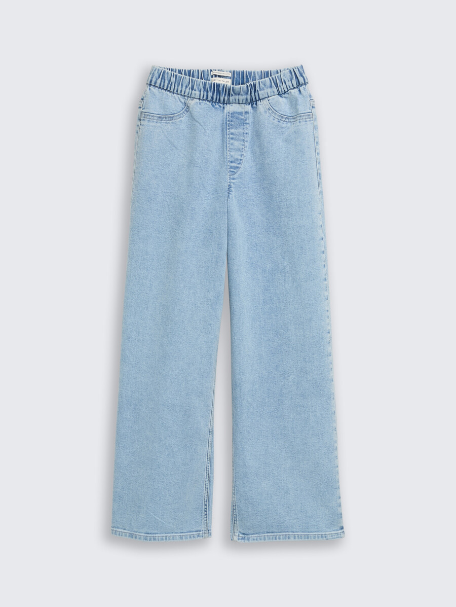 weit geschnittene jeans mit stretchanteil