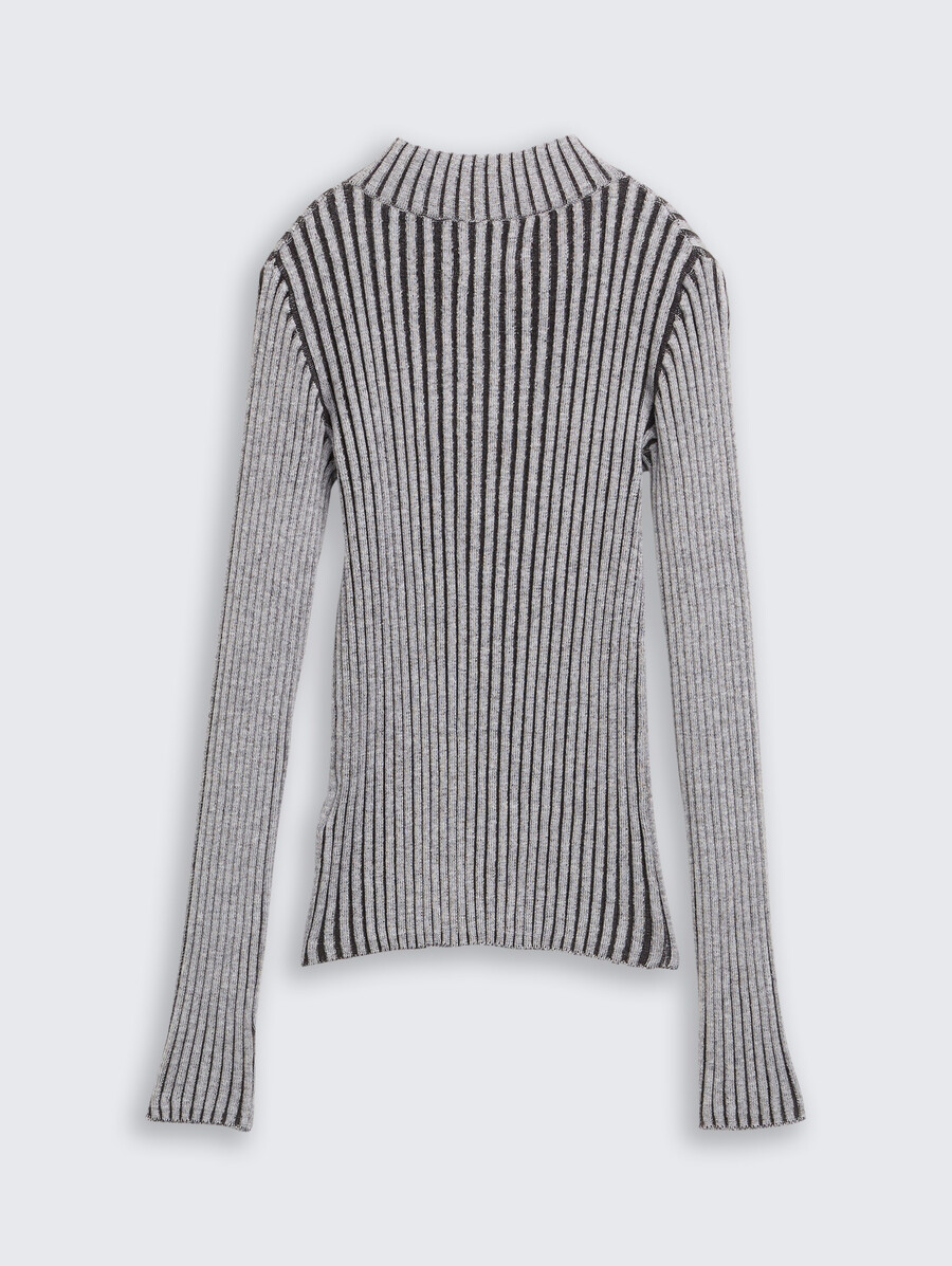 strickjacke mit reißverschluss