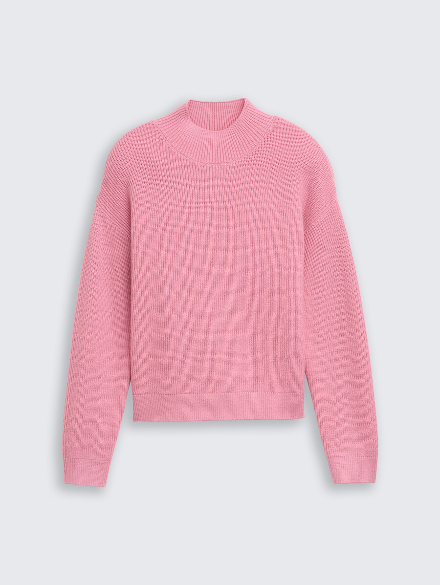 strickpullover mit stehkragen