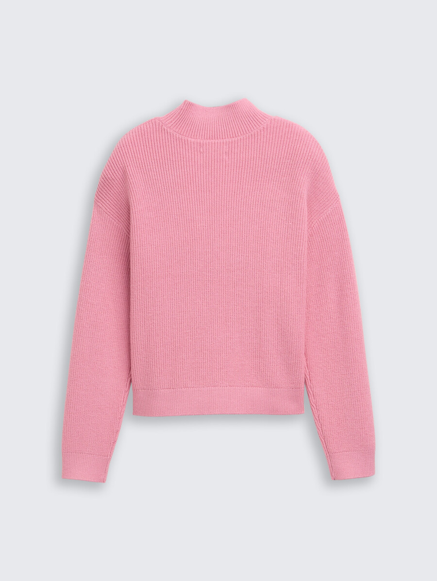 strickpullover mit stehkragen