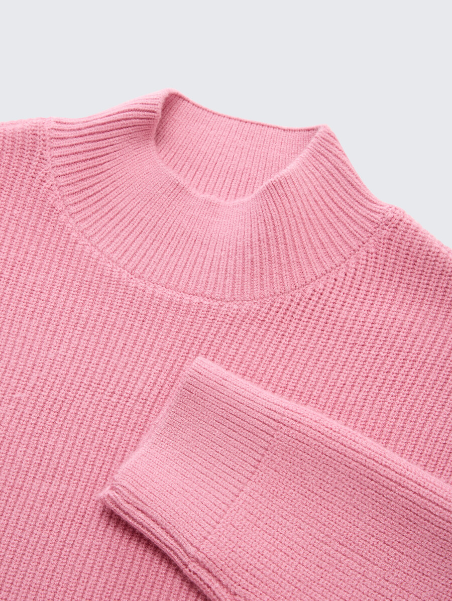 strickpullover mit stehkragen