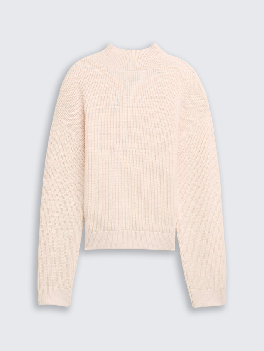 strickpullover mit stehkragen