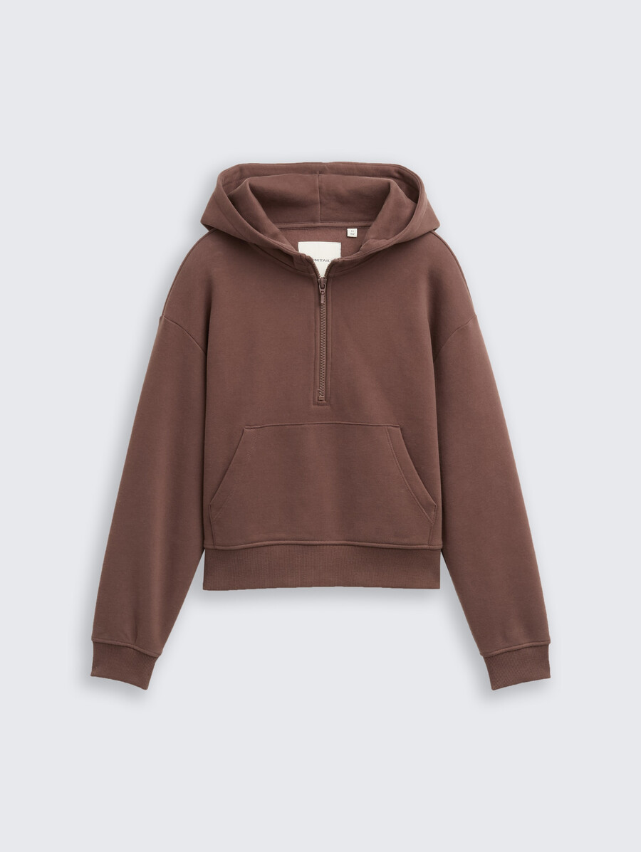 kapuzenpullover mit reißverschluss
