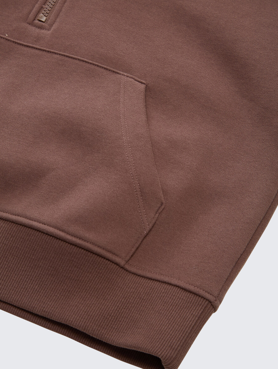 kapuzenpullover mit reißverschluss