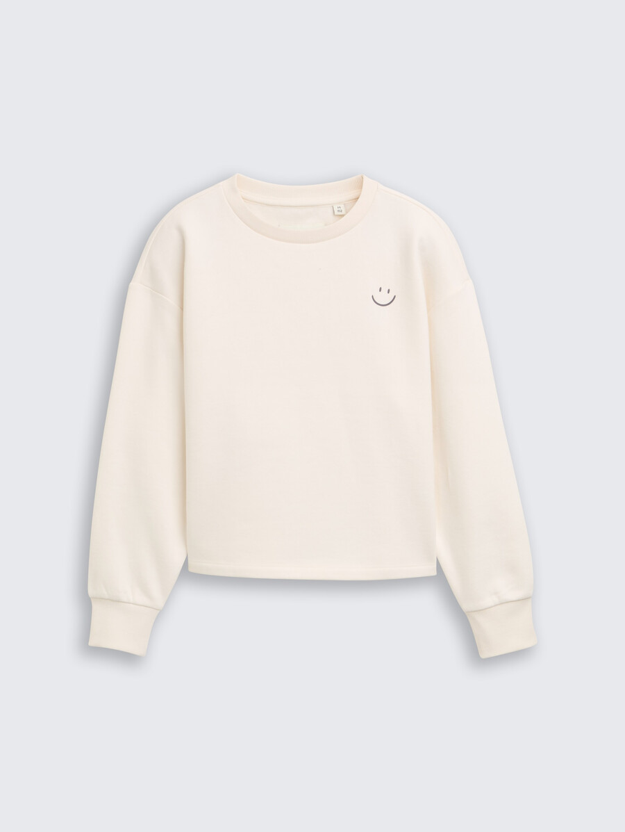 sweatshirt mit rückendruck