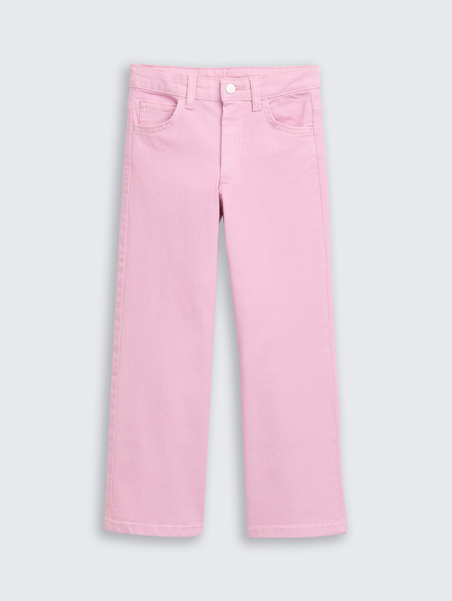 weit geschnittene jeans mit herzdetails