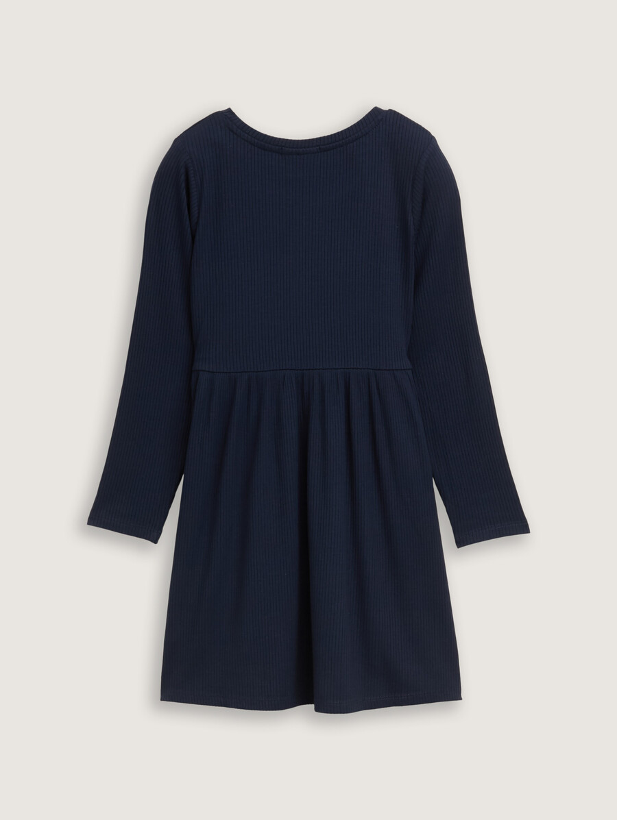 minikleid mit rippstruktur