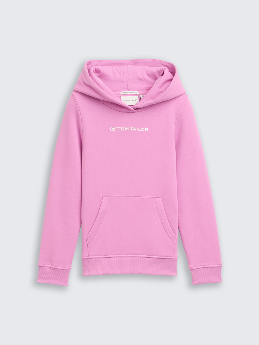 kapuzenpullover mit logodruck