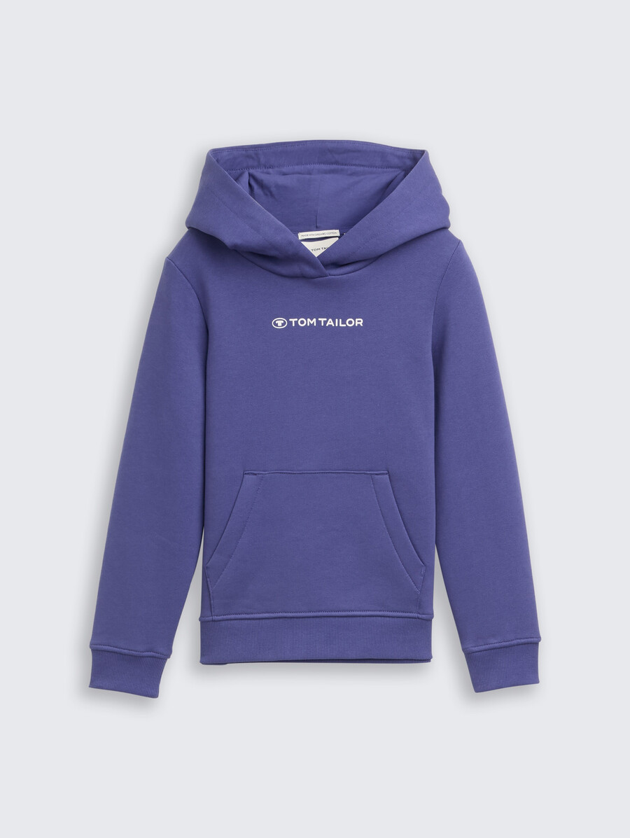 kapuzenpullover mit logodruck
