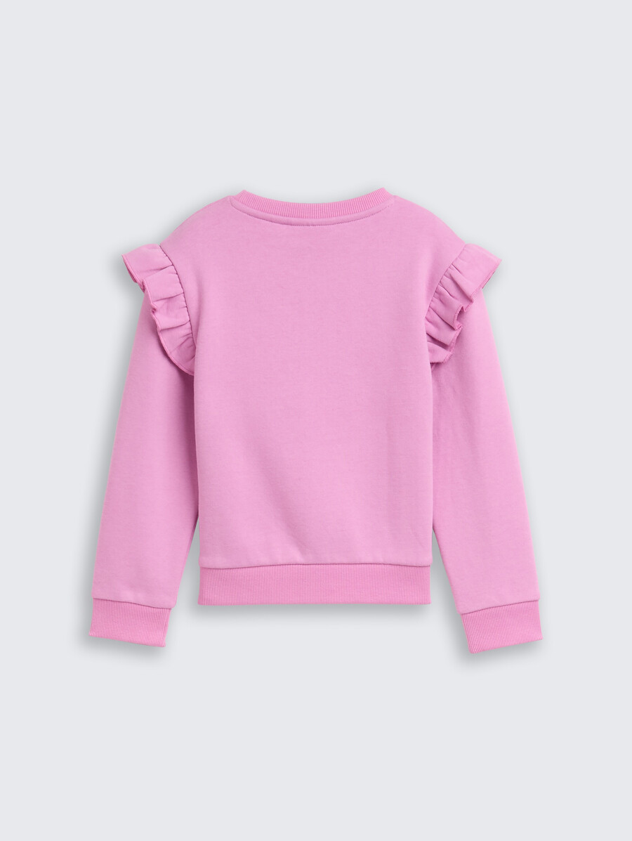 sweatshirt mit volants
