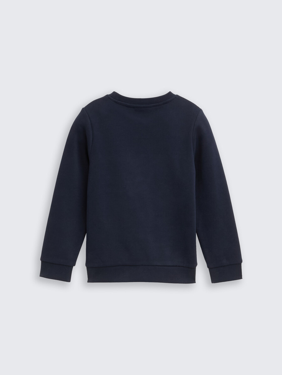 sweatshirt mit glitzerdruck